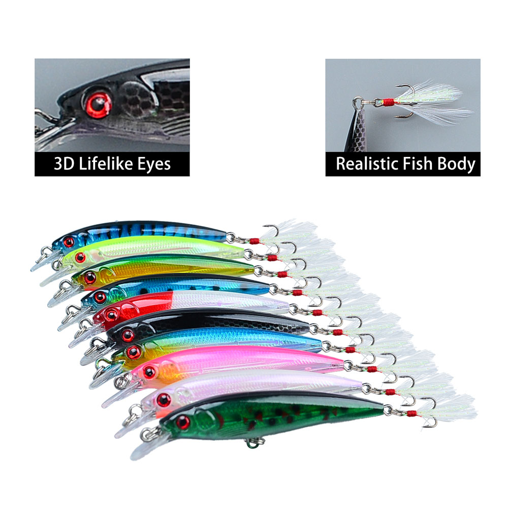 Ensemble de leurres de pêche b - Fishing Hook Treble avis et prix