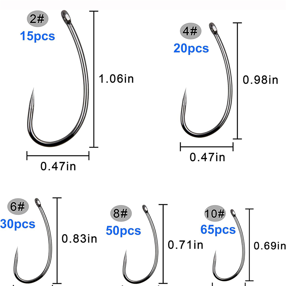 Kit d'hameçons circulaires san - Fishing Hook Barbless avis et prix