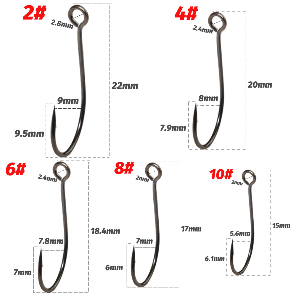 20 crochets simples à gros ann - Fishing Hook Circle avis et prix