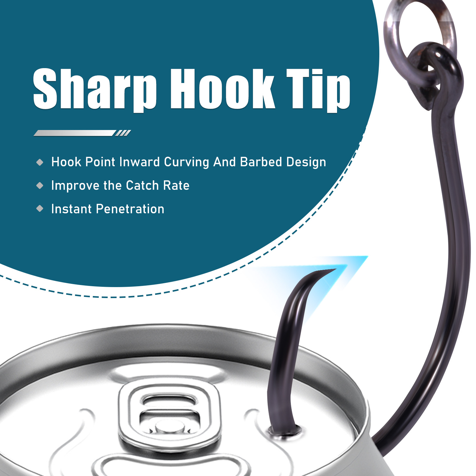 Hameçons circulaires de pêche  - Fishing Hook Circle avis et prix
