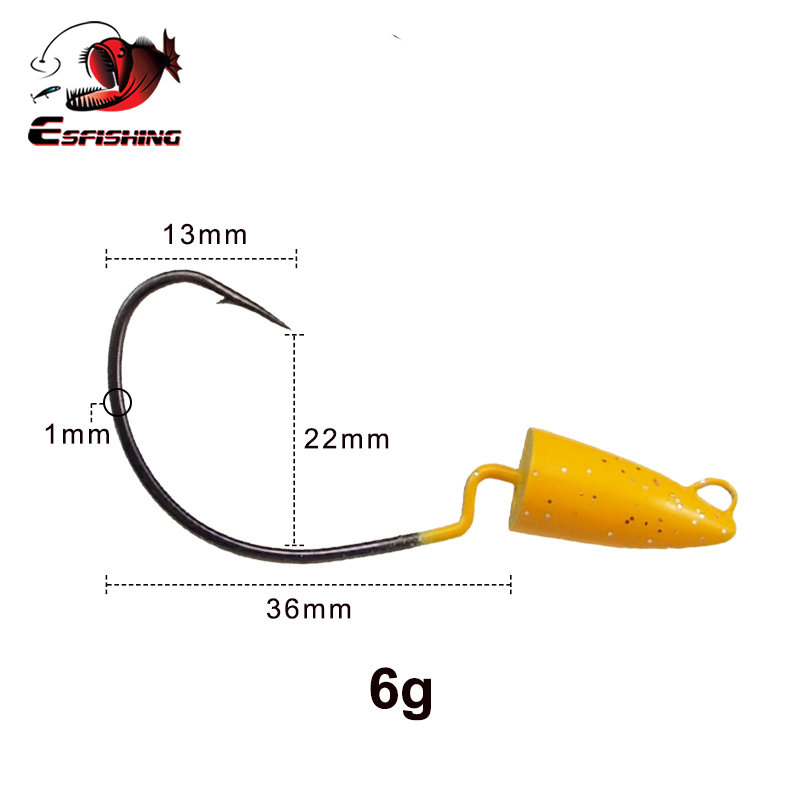 ESFISHING crochet décalé croch - Fishing Hook Offset avis et prix