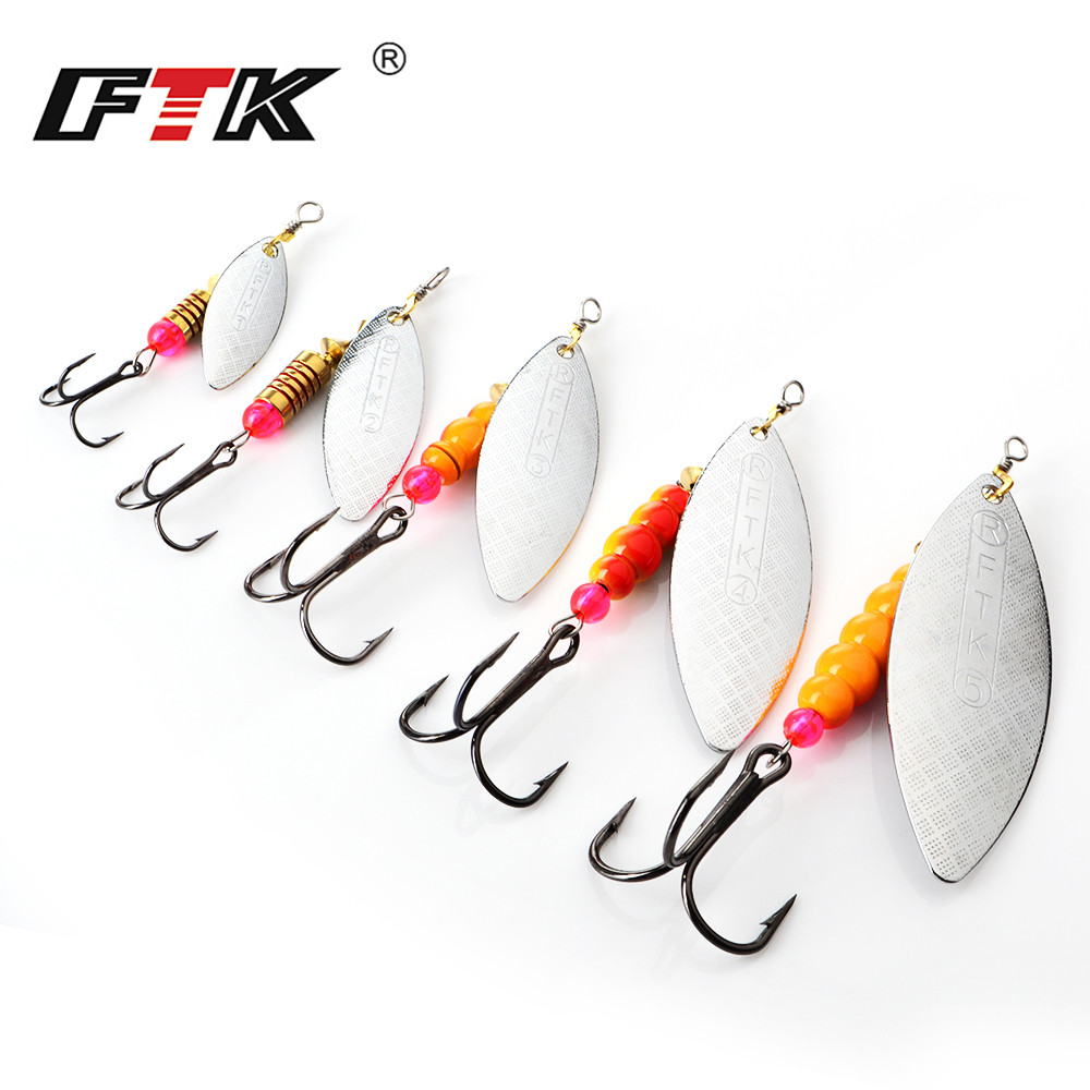 FTK Spinner appât 4G/7G/12G/18 - Fishing Hook Treble avis et prix