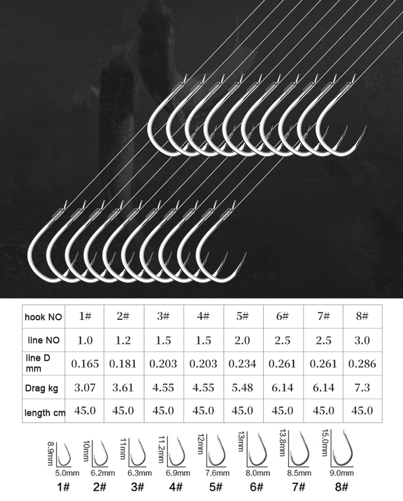 10 paires d'hameçons de pêche  - Fishing Hook Barbless avis et prix