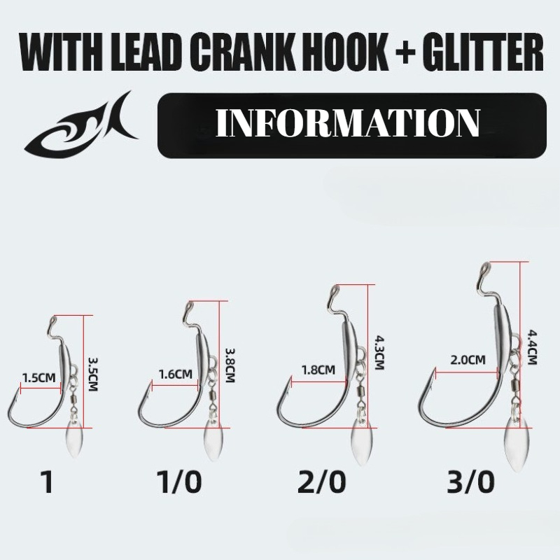 [TUODIAO] ensemble de têtes de - Fishing Hook Weedless avis et prix