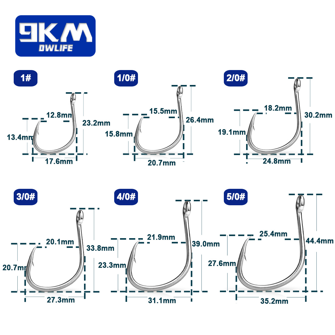 Hameçons de pêche 9KM, appâts  - Fishing Hook Barbless avis et prix