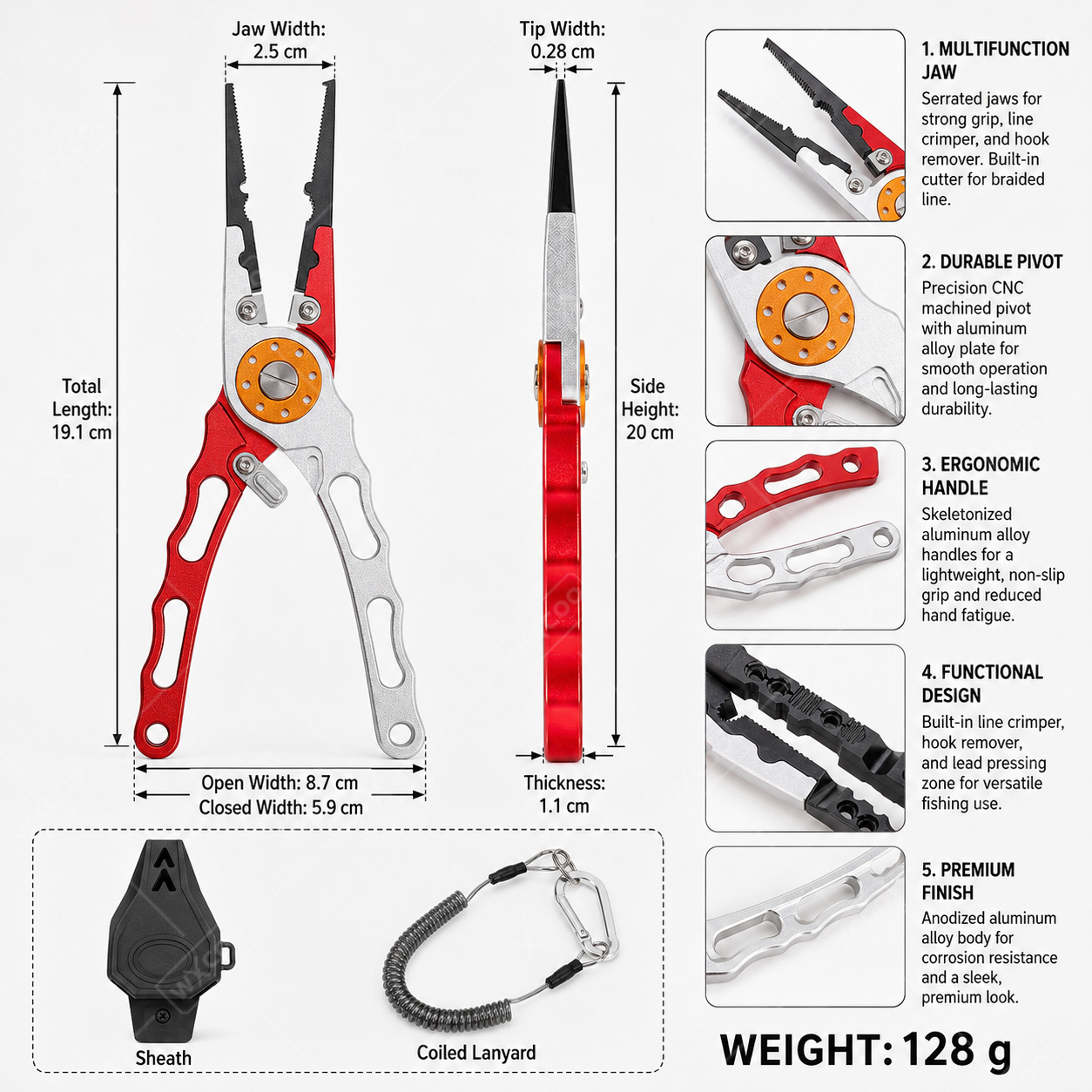 Pince de pêche multifonction e - Fishing Hook Remover avis et prix