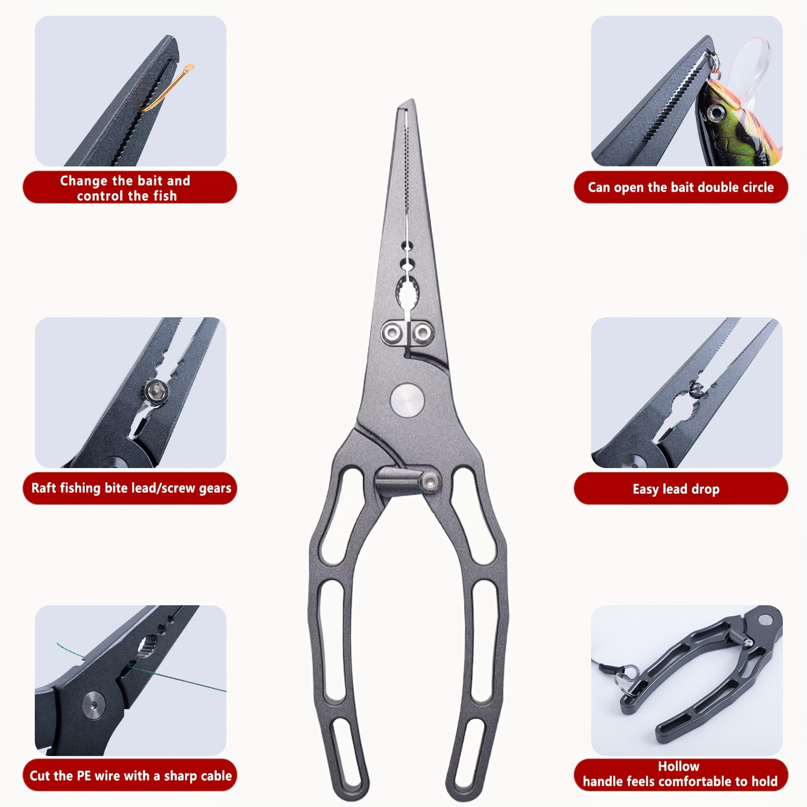 Kit combiné de pinces à pêche  - Fishing Hook Remover avis et prix